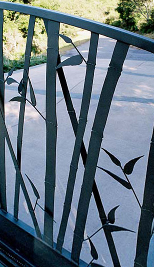 Bamboo Gate detail