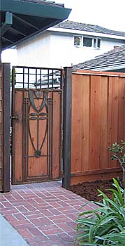Gate with FLW detail