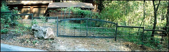 Drive Gate in the Woods